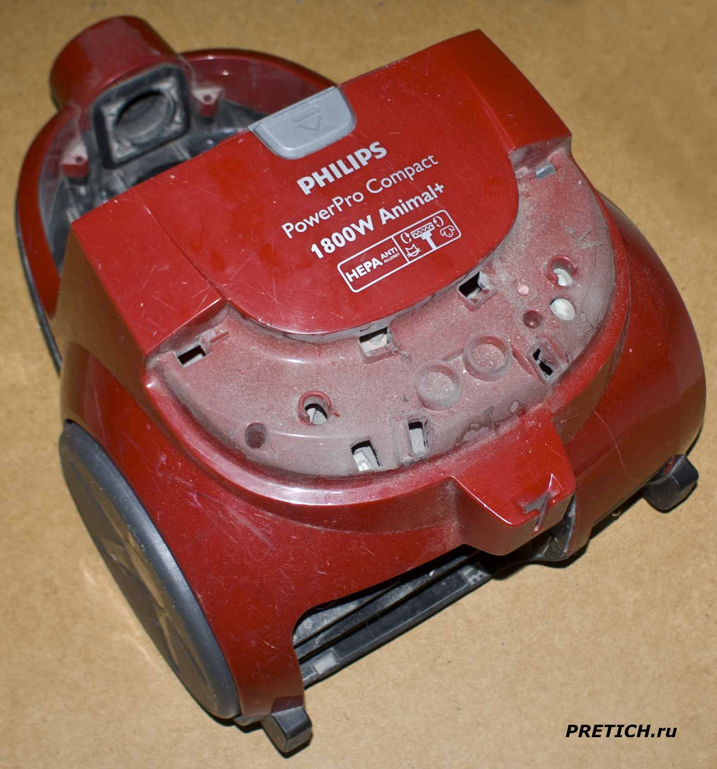 Разборка пылесоса Philips FC8474/01 как снять две кнопки? где винты? Разборка пылесоса Philips FC8474/01 как снять две кнопки? где винты?