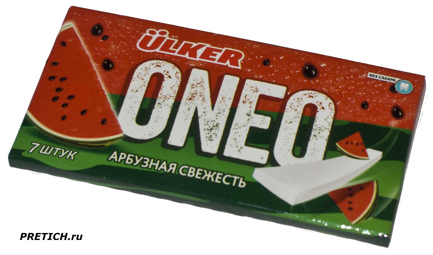 Ulker ONEO Арбузная свежесть полное описание жевательной резинки Ulker ONEO Арбузная свежесть полное описание жевательной резинки