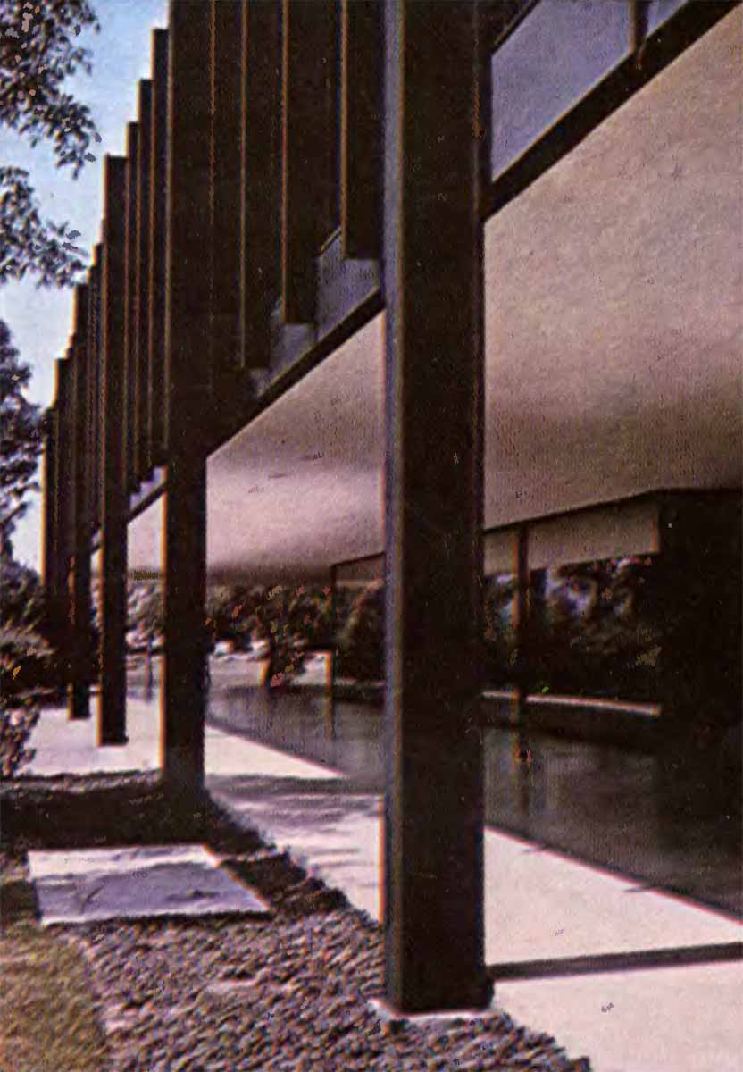 Конторское здание фирмы Бакарди в Мехико. 1961 г. Конторское здание фирмы Бакарди в Мехико. 1961 г.