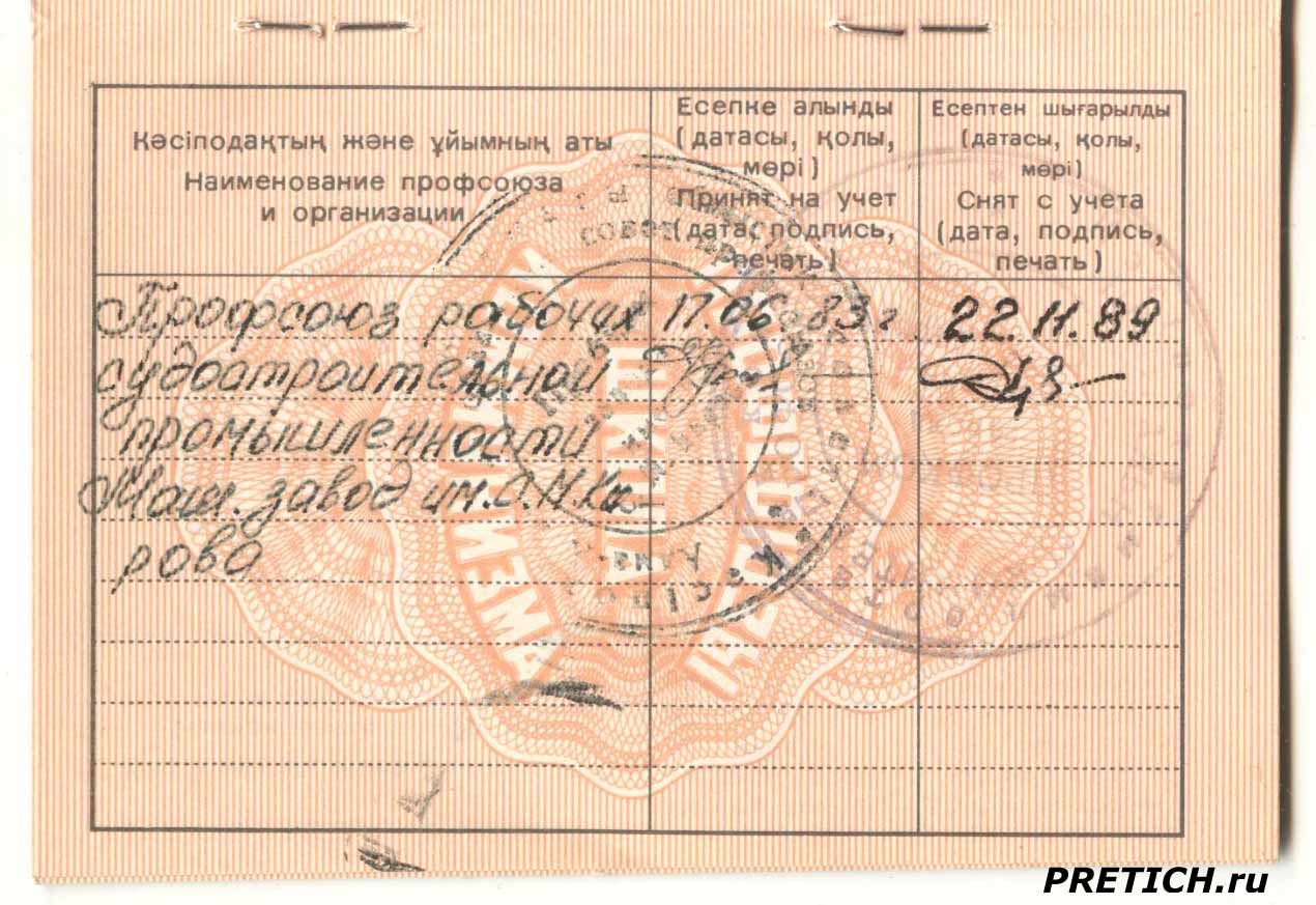 Профсоюз судостроительной промышленности СССР 1983 год Профсоюз судостроительной промышленности СССР 1983 год