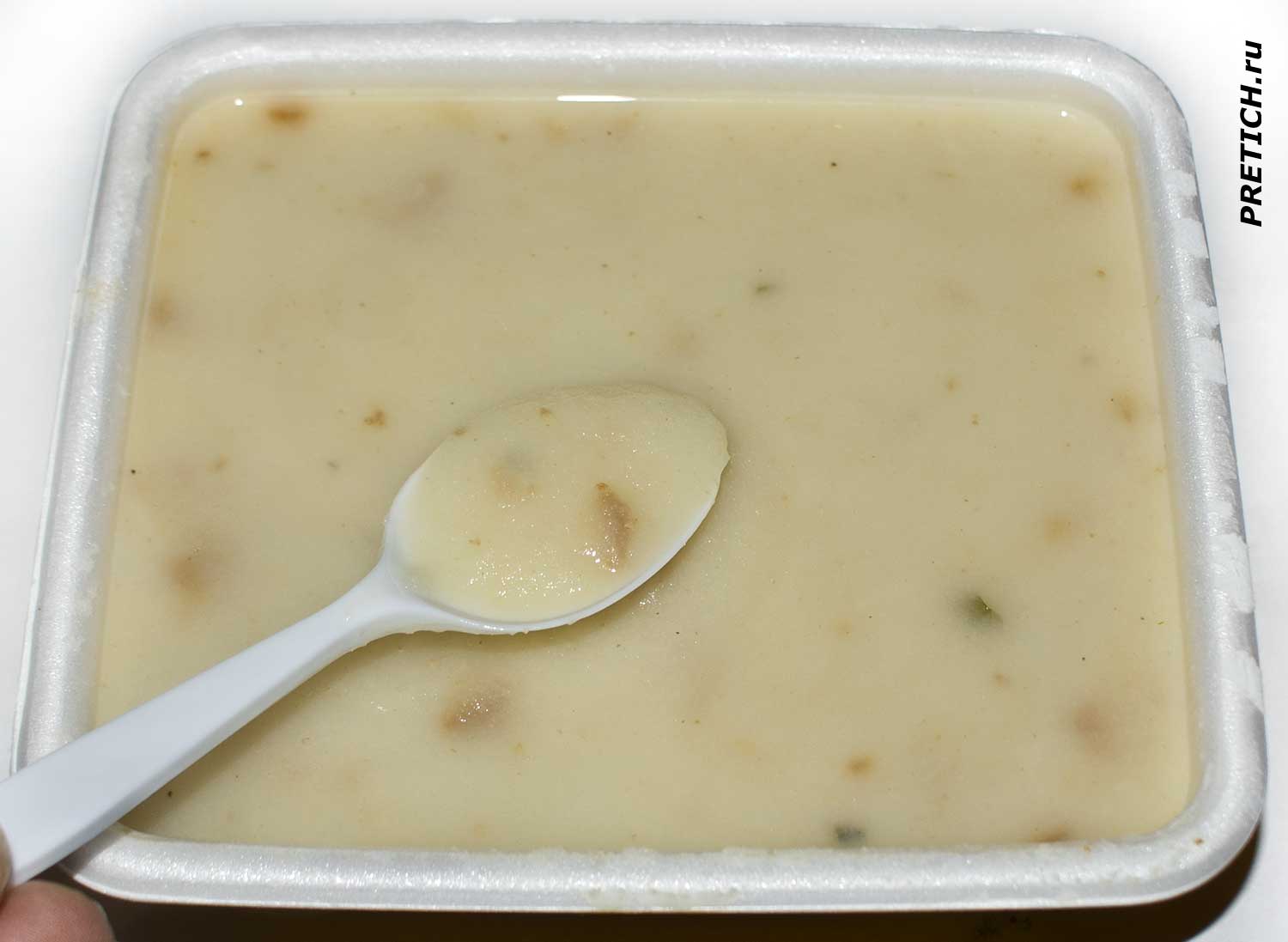 Пробуем пюре картофельно Биг Ланч с кусочками курицы отзыв