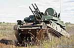 ЗСУ-23-4 Шилка в Оренбургских степях на учениях в Тоцком