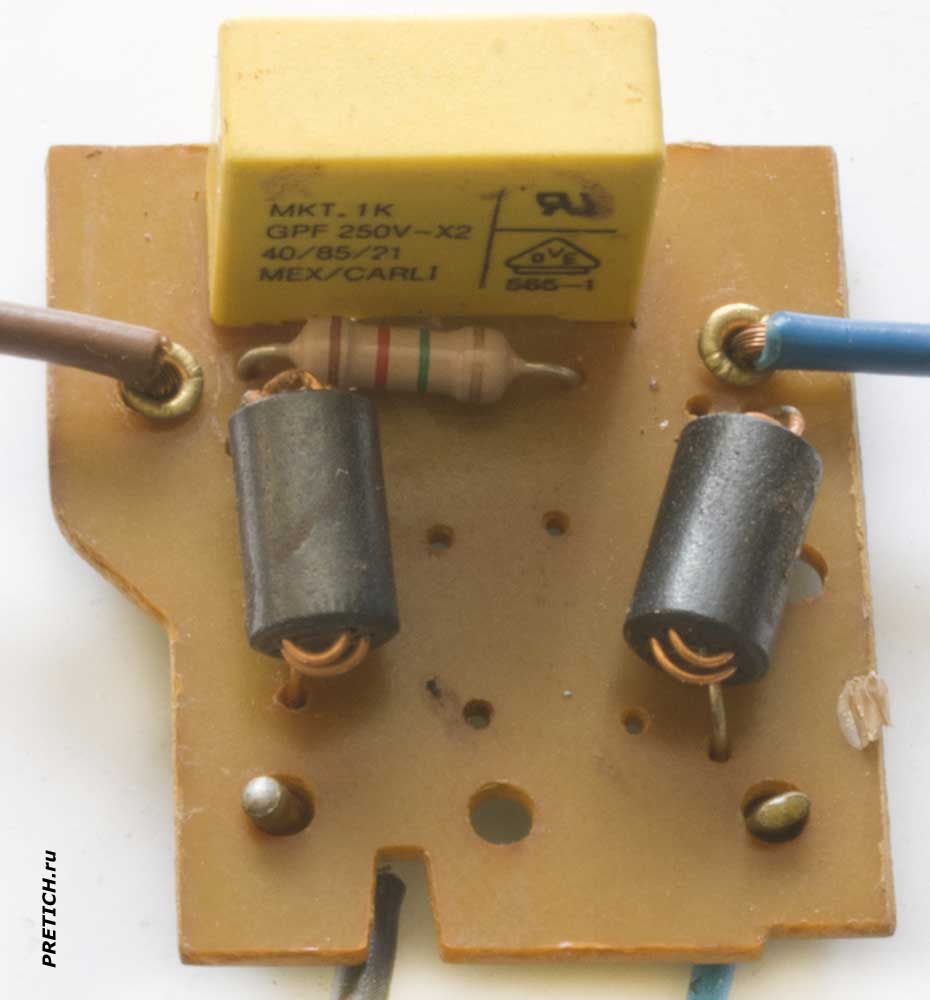 PHILIPS HR 2576/A плата электроники, входной фильтр PHILIPS HR 2576/A плата электроники, входной фильтр