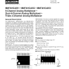 MM74HC4051, MM74HC4052 и MM74HC4053 - мультиплексоры