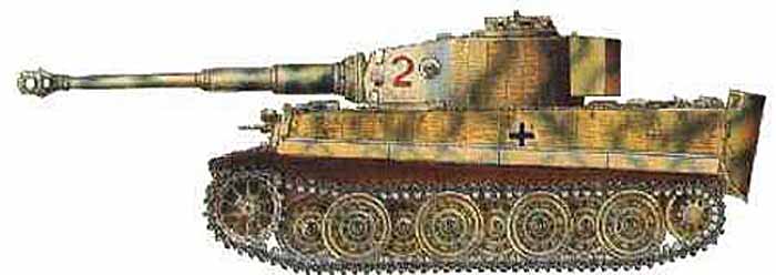 Тяжелый танк Pz.Kpfw-VI Tiger Германия Тяжелый танк Pz.Kpfw-VI Tiger Германия