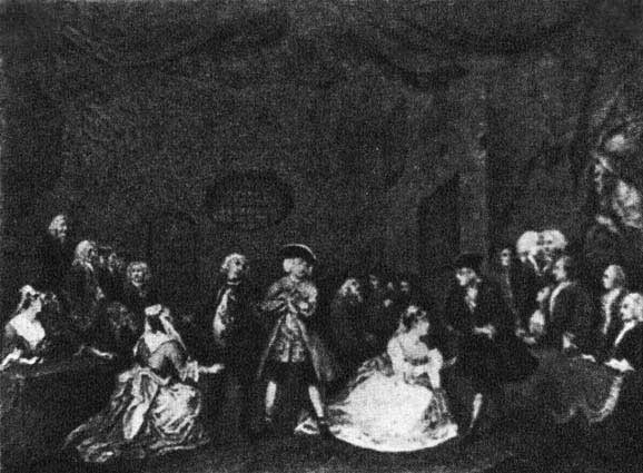 Опера нищих, гравюра У. Блейка Опера нищих, гравюра У. Блейка