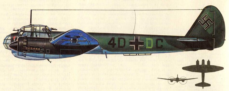 Бомбардировщик Юнкерс Ju-88