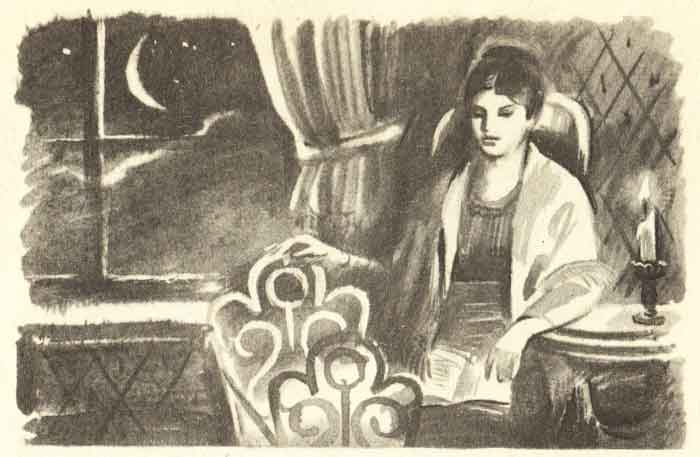Солнце и месяц, Полонский, иллюстрации к книге