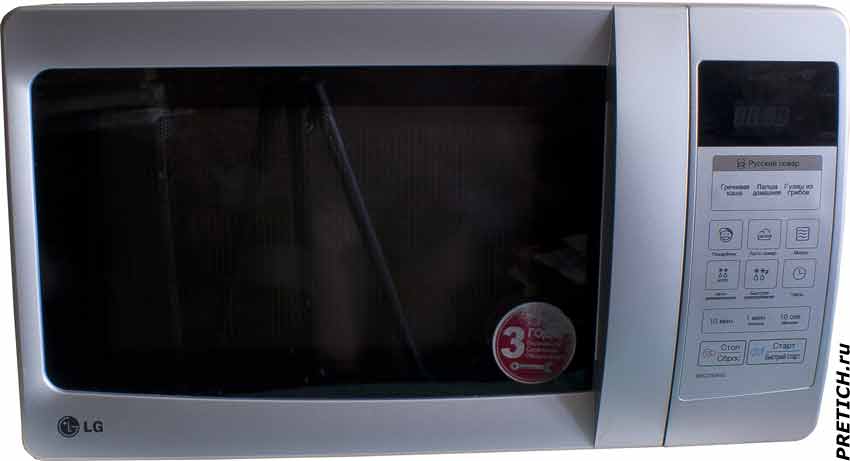 LG MS2349HS обзор микроволновки