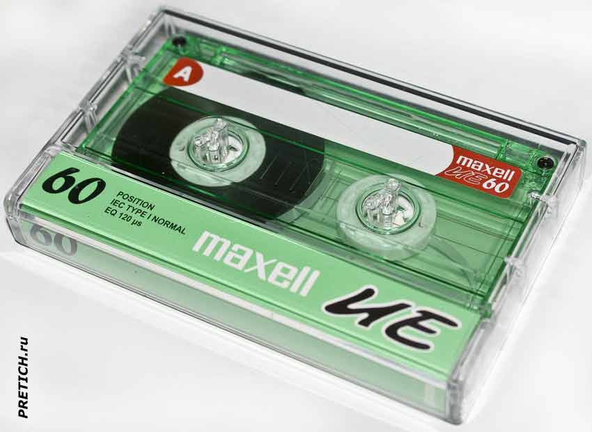 Maxell UE-60 обзор антикварной кассеты