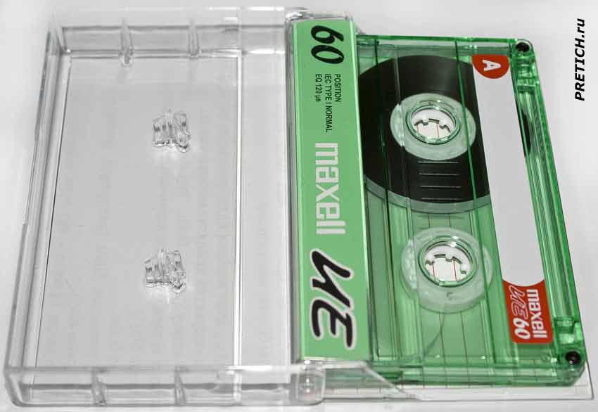 Maxell UE-60 кассета производства Hitachi Maxell Ltd