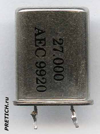Кварцевый генератор AEC 9920 27.000