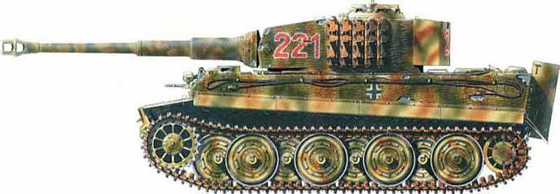 SS Pz. Abt. 101, Июль 1944, Нормандия
