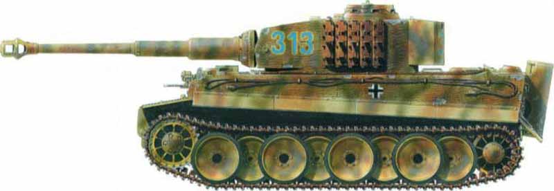 SS Pz. Abt. 101, Июль 1944