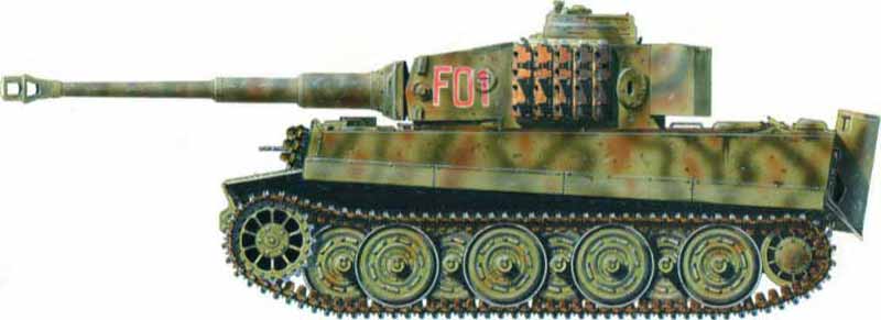 Tiger Gruppe Fehrmann, Апрель 1945