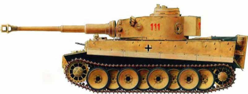 Schwere Pz. Abt. 504, Март 1943, Тунис