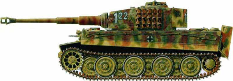 chwere Pz. Abt. 504, Июнь 1944, Италия