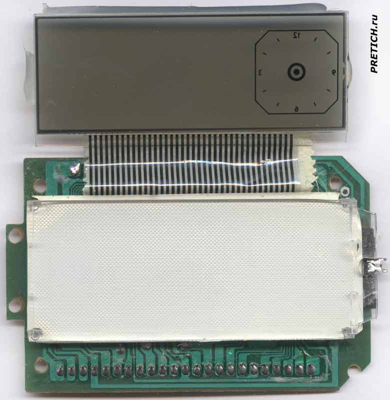 Sony KX-T040CID разборка дисплея, часы Sony KX-T040CID разборка дисплея, часы