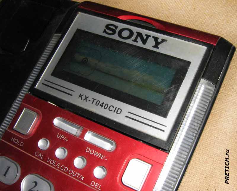 Sony KX-T040CID ЖК-дисплей телефона Sony KX-T040CID ЖК-дисплей телефона