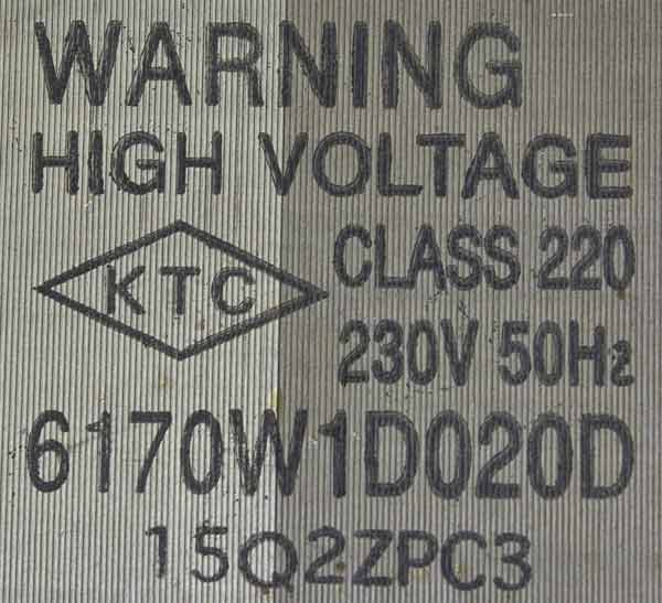 6170W1D020D 15Q2ZPC3 трансформатор в LG MH-595T 6170W1D020D 15Q2ZPC3 трансформатор в LG MH-595T