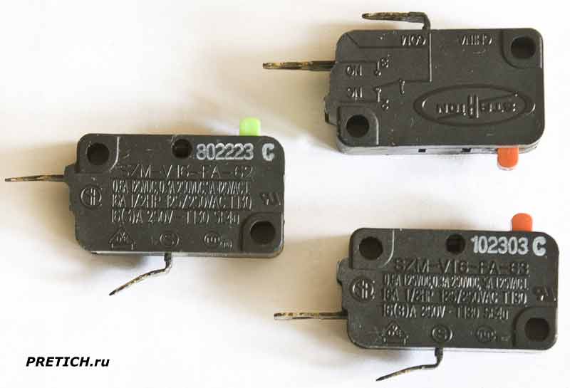 SZM-V16-FA-62 кнопки в LG MH-595T SZM-V16-FA-62 кнопки в LG MH-595T