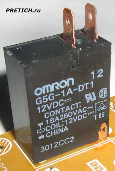 Omron G5G-1A-DT1 реле в микроволновке LG MH-595T Omron G5G-1A-DT1 реле в микроволновке LG MH-595T