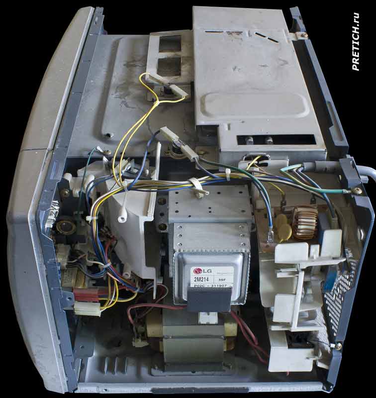 LG MH-595T полная разборка микроволновки LG MH-595T полная разборка микроволновки