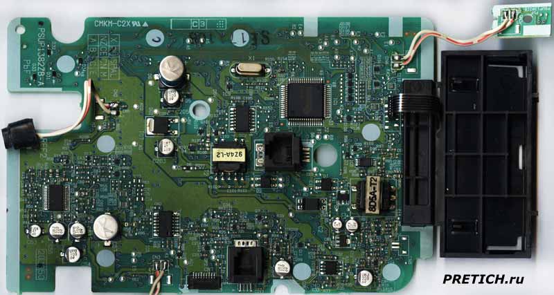 Panasonic KX-T7730 схема основной платы