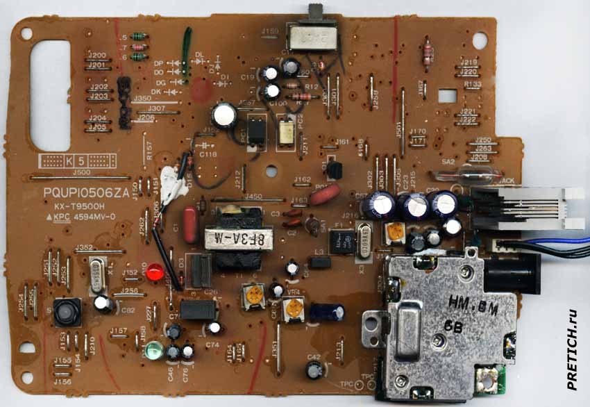 плата радиотелефона Panasonic KX-TC905-W база плата радиотелефона Panasonic KX-TC905-W база