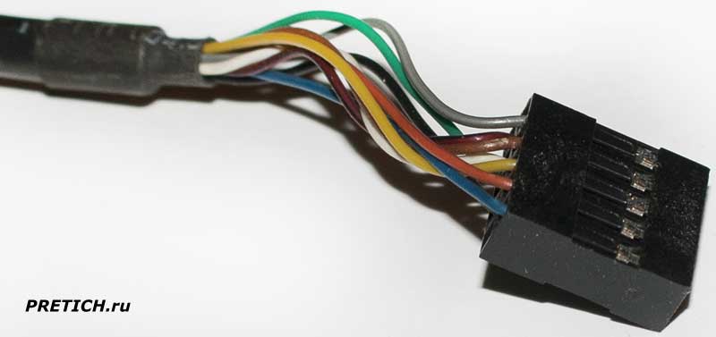 USB разъем кардридера, неизвестного производителя USB разъем кардридера, неизвестного производителя