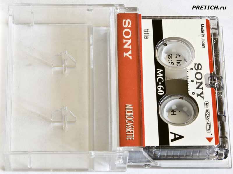 микрокассета Sony MC-60 для диктофонов
