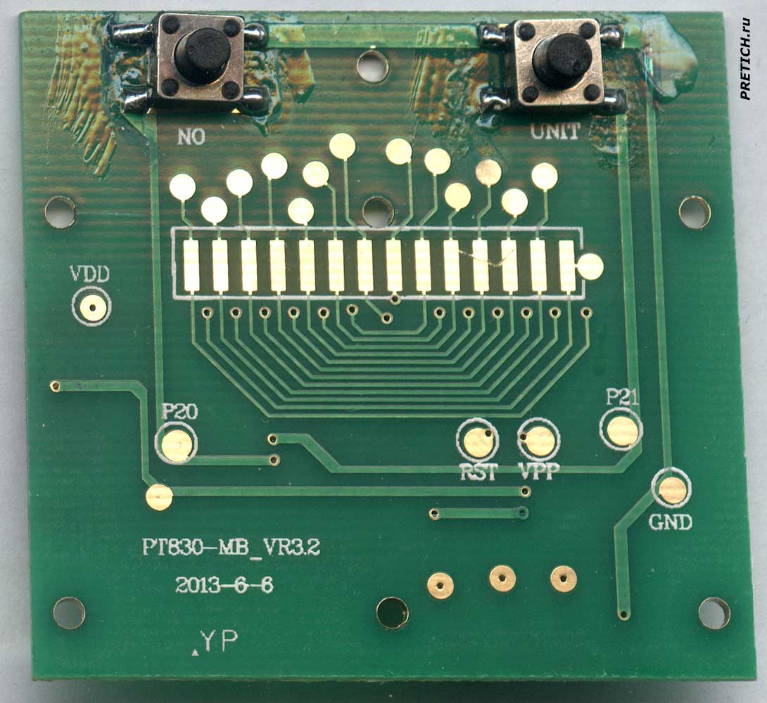 PT830-MB_VR3 плата электроники весов Polaris PKS 0323DL PT830-MB_VR3 плата электроники весов Polaris PKS 0323DL