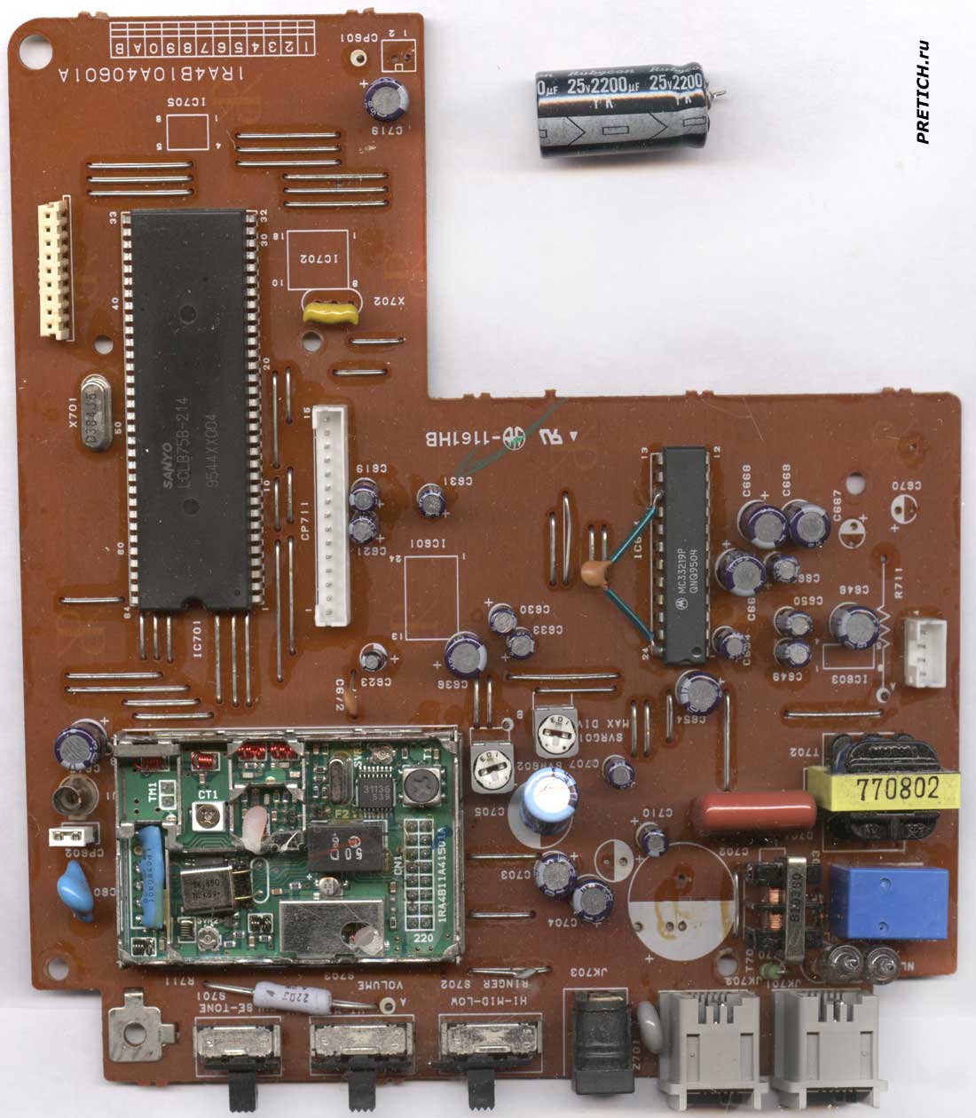 SANYO LCLB75B-214 процессор в телефоне Sanyo CLT-75KM SANYO LCLB75B-214 процессор в телефоне Sanyo CLT-75KM