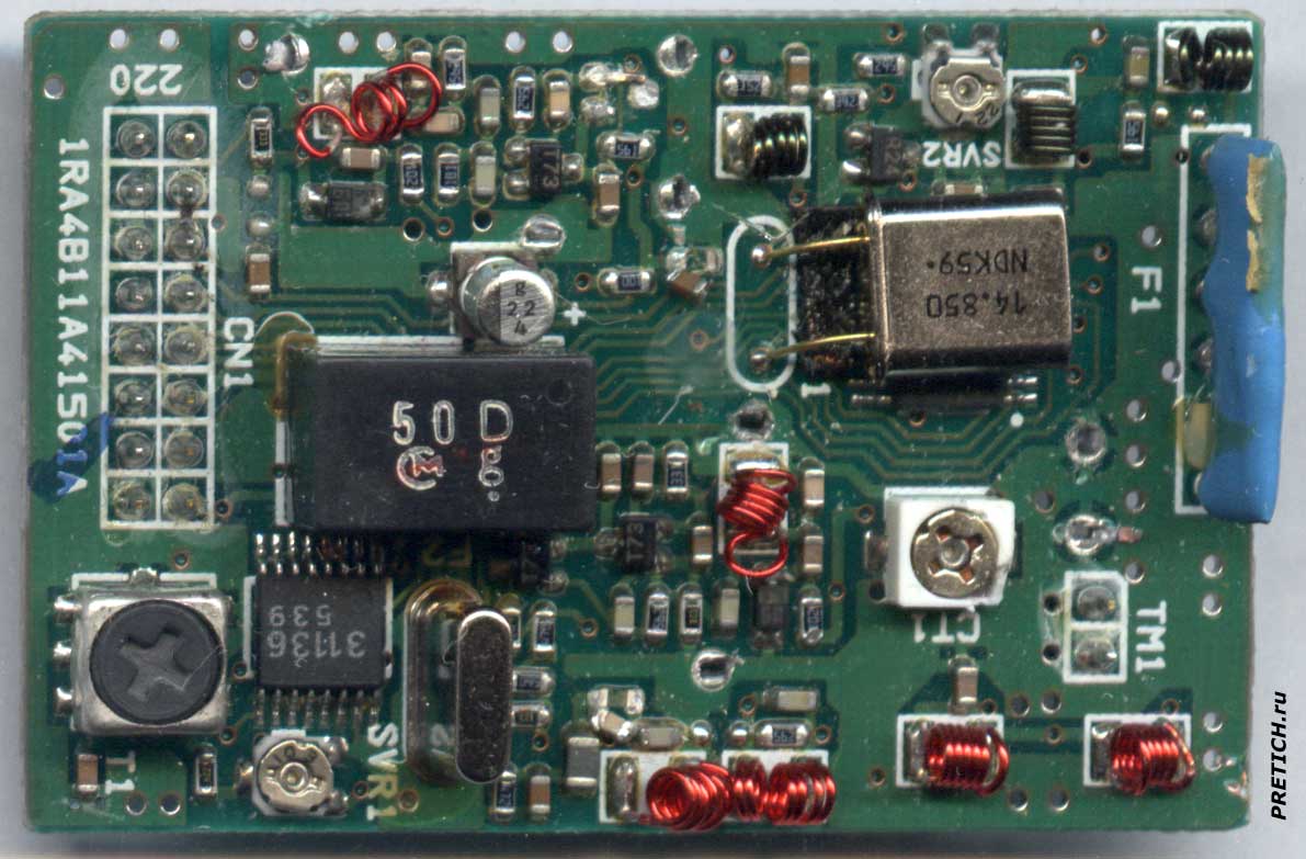 Sanyo CLT-75KM ВЧ-блок радиотелефона, чип 31136 Sanyo CLT-75KM ВЧ-блок радиотелефона, чип 31136