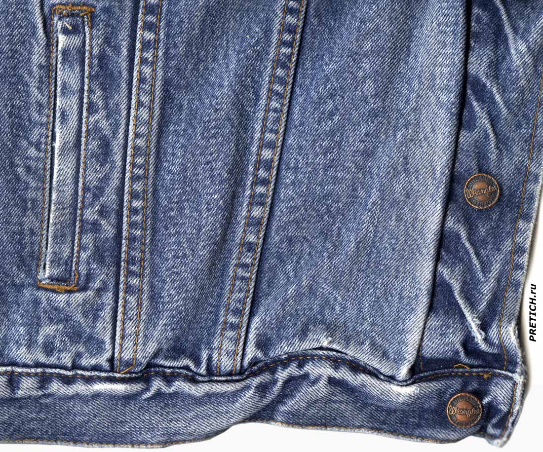 Wrangler джинсовая куртка серии Authentic Western USA Wrangler джинсовая куртка серии Authentic Western USA